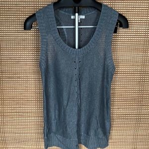 Banana Republic blue linen tank top
